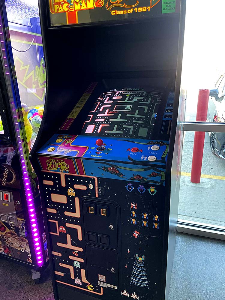 Valentino's Pac man video arcade game